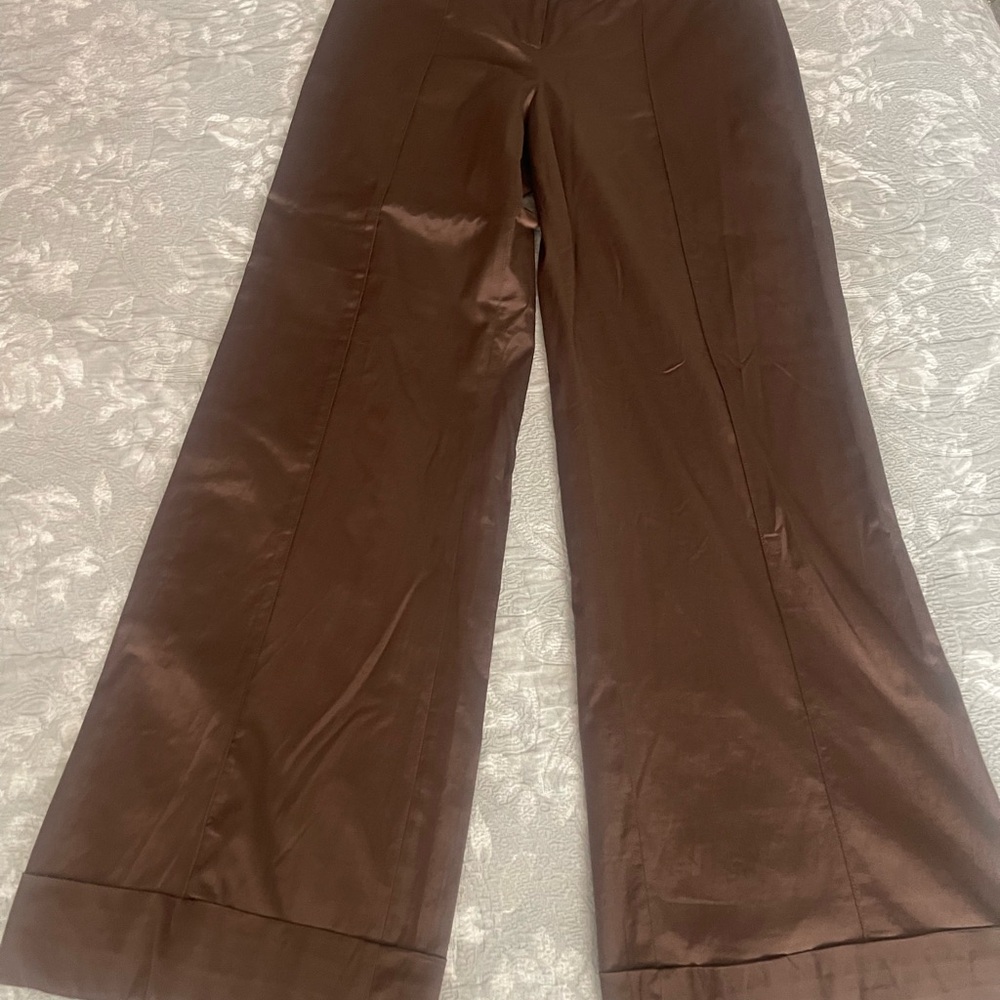 Arden B NWT Chocolate Wide-Leg Pants